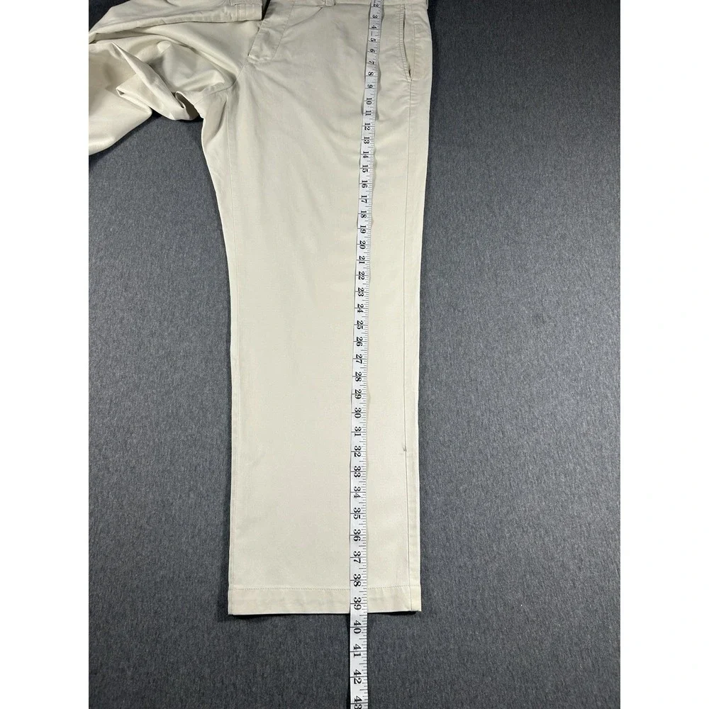 Tommy Bahama Boracay Flat‎ Front Chino Pants Khaki Beige Men's Size 38